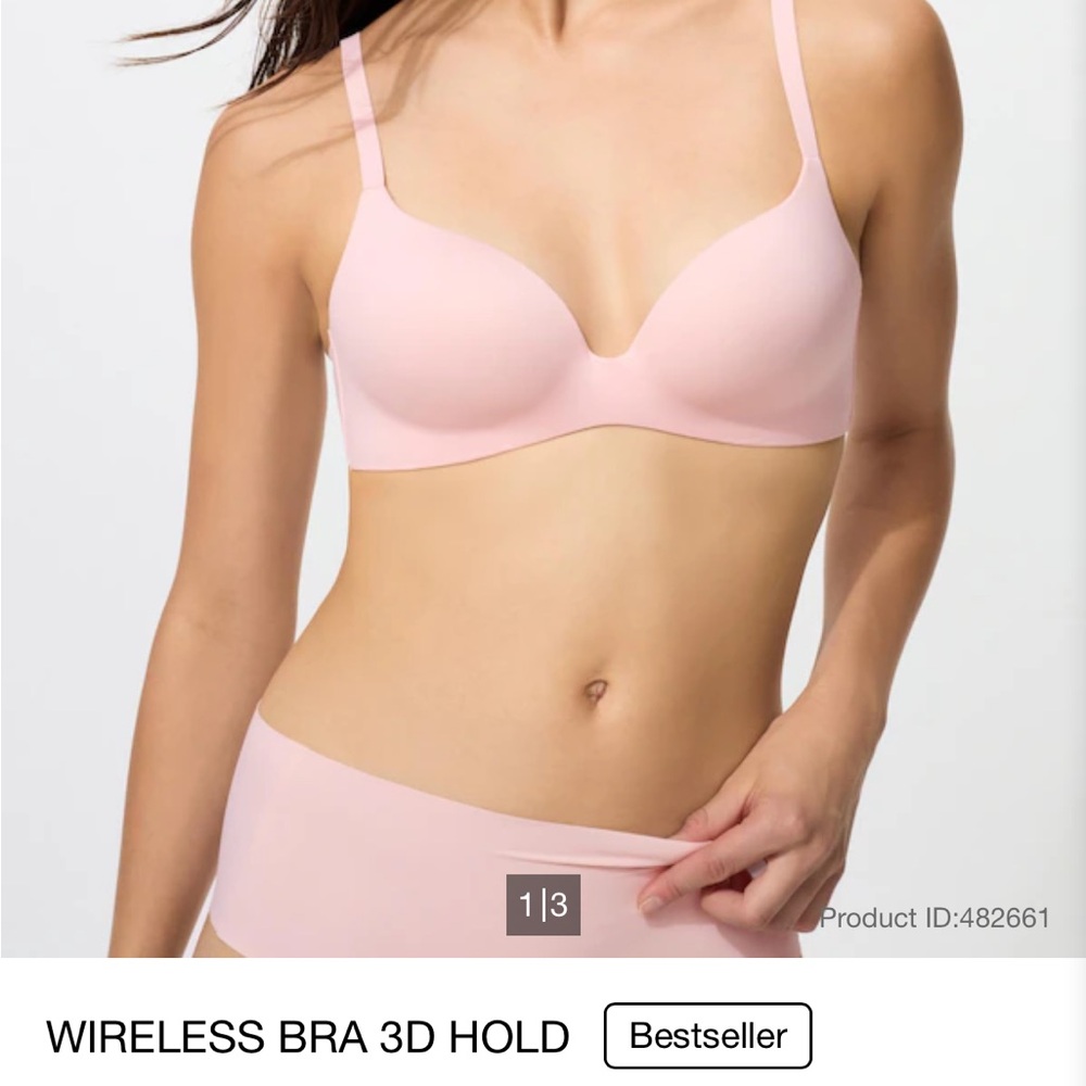 Uniqlo Soft Pink Women's Bra